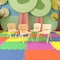 Flash Furniture Natural Plastic Stackable School Chair with 13.25" Seat Height, PK4 4-YU-YCX4-004-NAT-GG - alternate 1